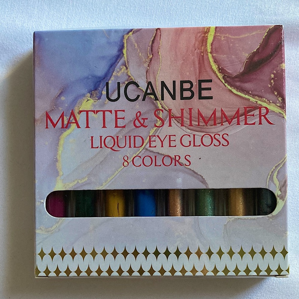 UCANBE Matte and Shimmer Liquid Eye Gloss.